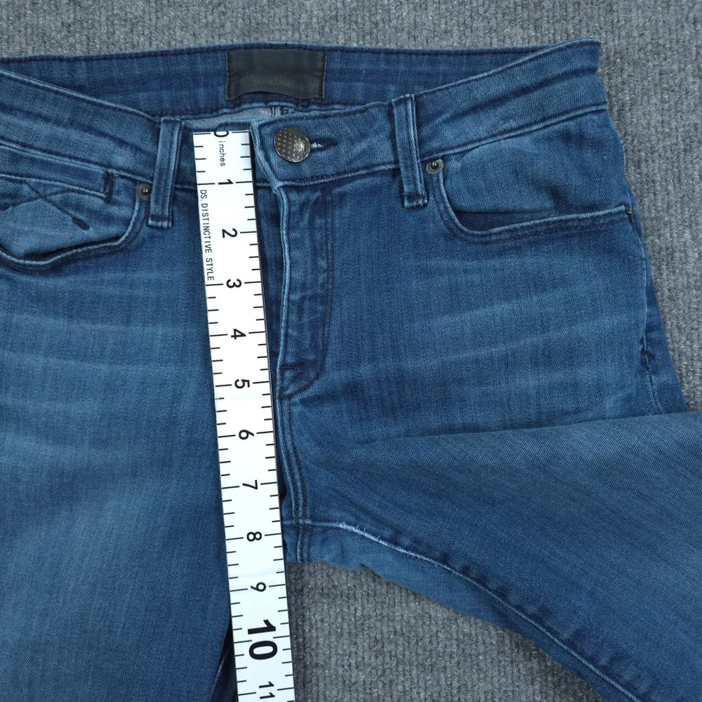 Denimocracy Jeans Womens Blue Bootcut Flare Stretch Denim Casual